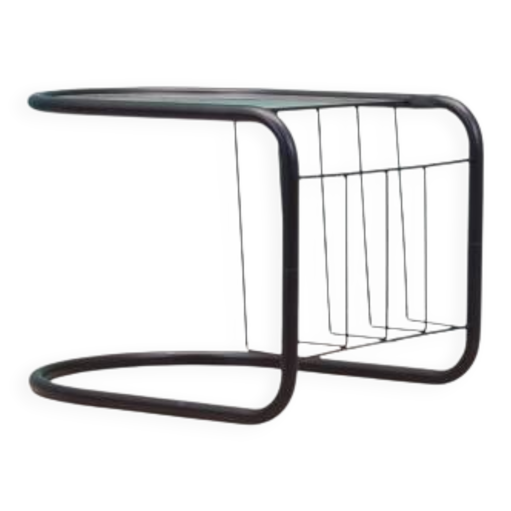 Glass coffee table, Danish design, 1970s, production: Denmark