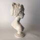 Ceramic bust of a woman after houdon