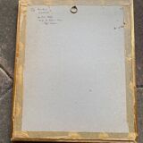 Painting on paper the underwood autumn fog signed jean paul barre