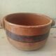 Old terracotta casserole