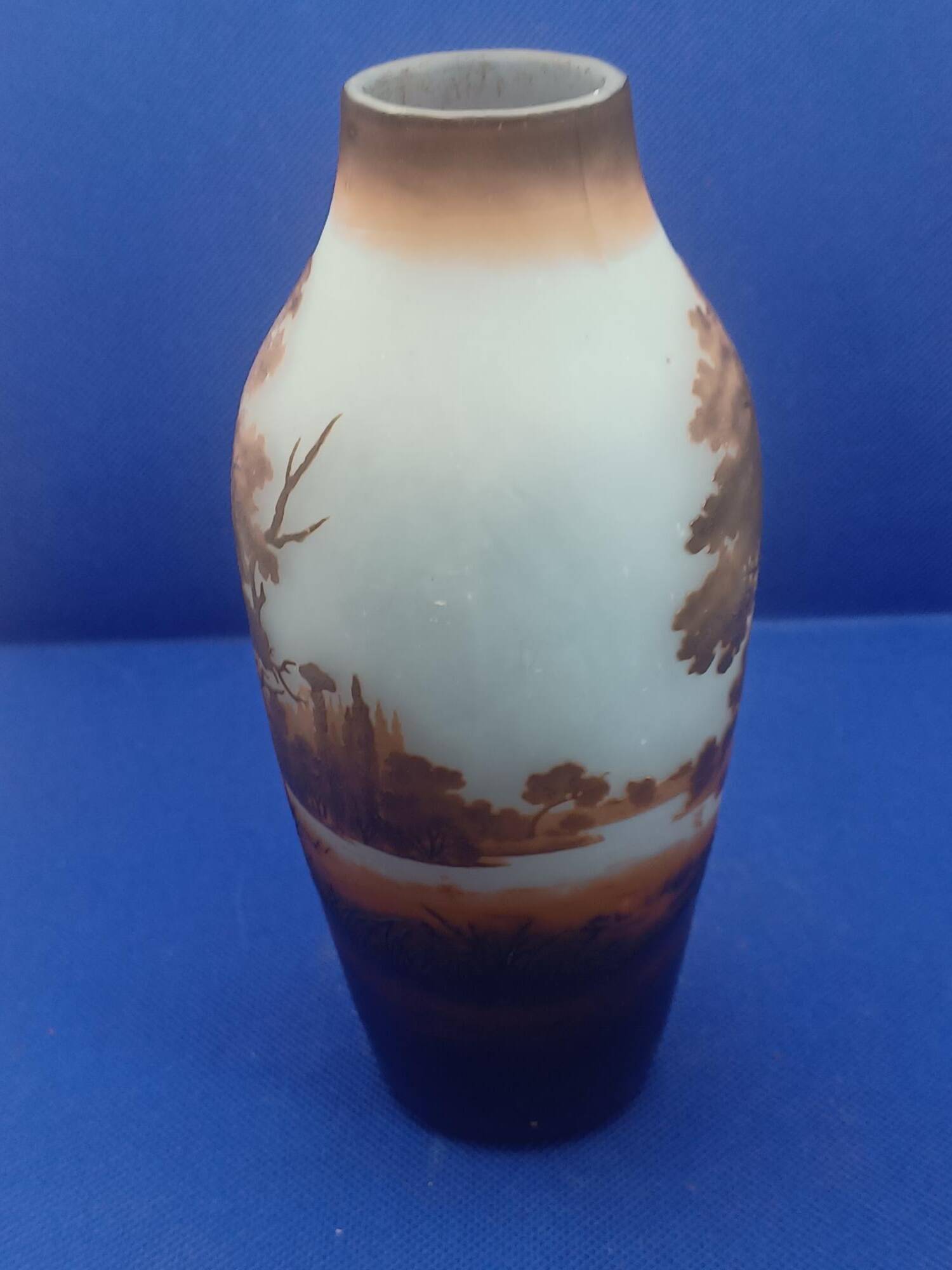 Glass paste vase