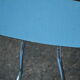 Lot of 4 chairs in blue formica