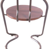Chaise industrielle en métal