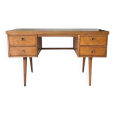 1960s designer desk, compass legs