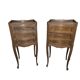 Pair of Louis XV style bedside tables in oak