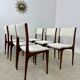Set of 6 Italian design chairs Carlo de Carlo Cassina model 693 late 50s bouclette