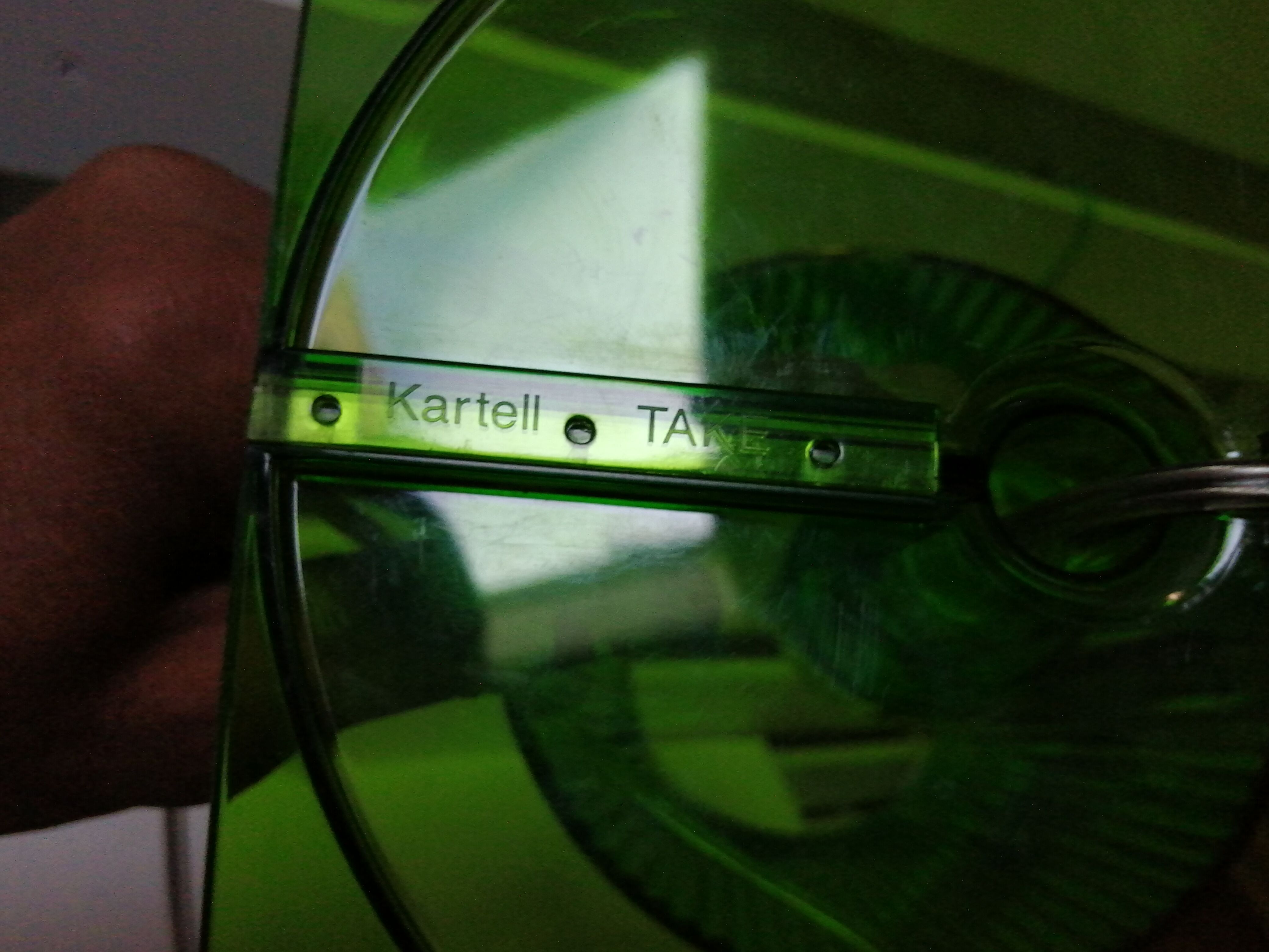 Table lamp Kartell model Take mint