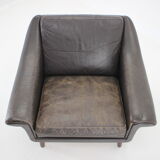 1960s Aage Christiansen ''Matador" leather danish armchair