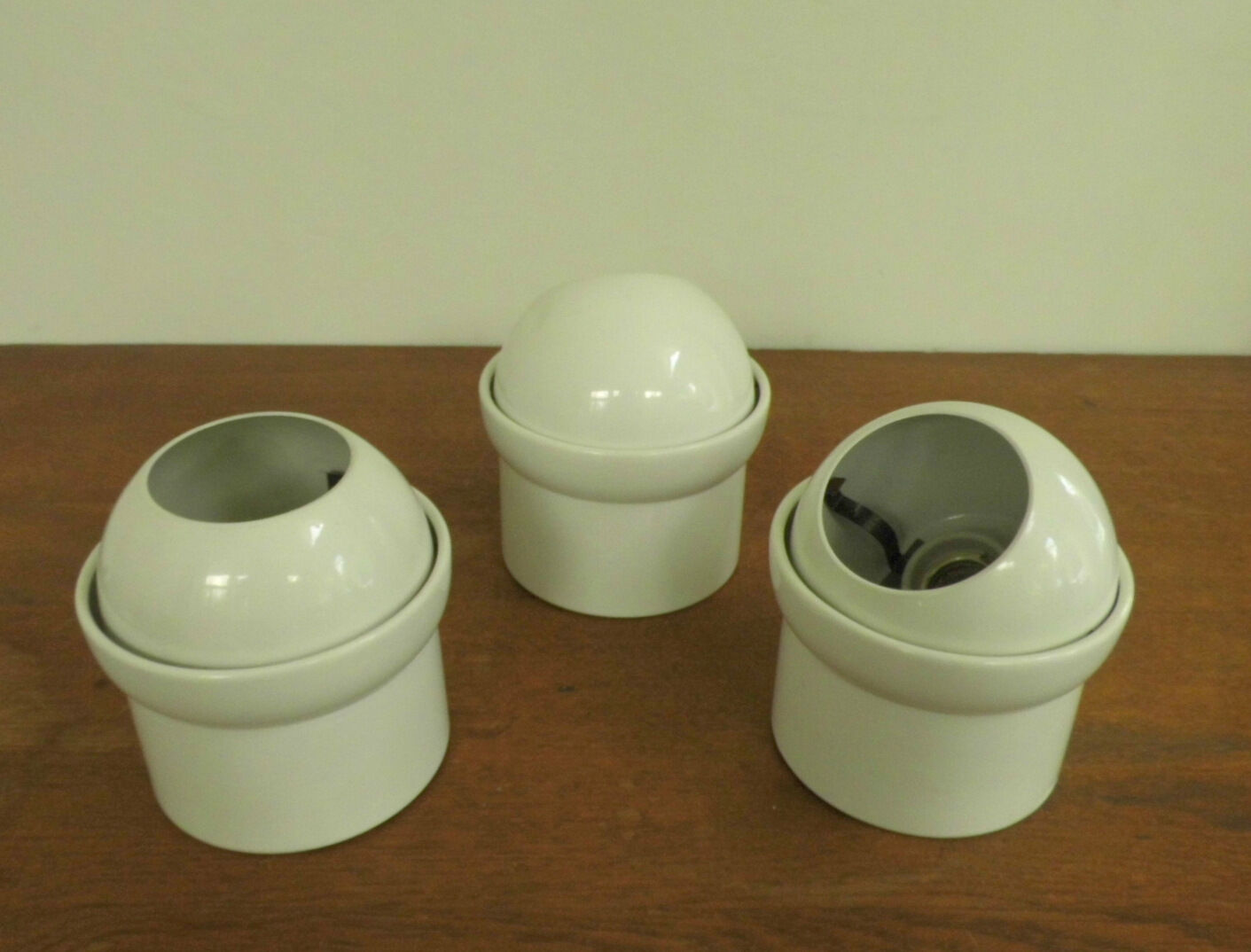 3 wall lamps Lumiance eyeball spots
