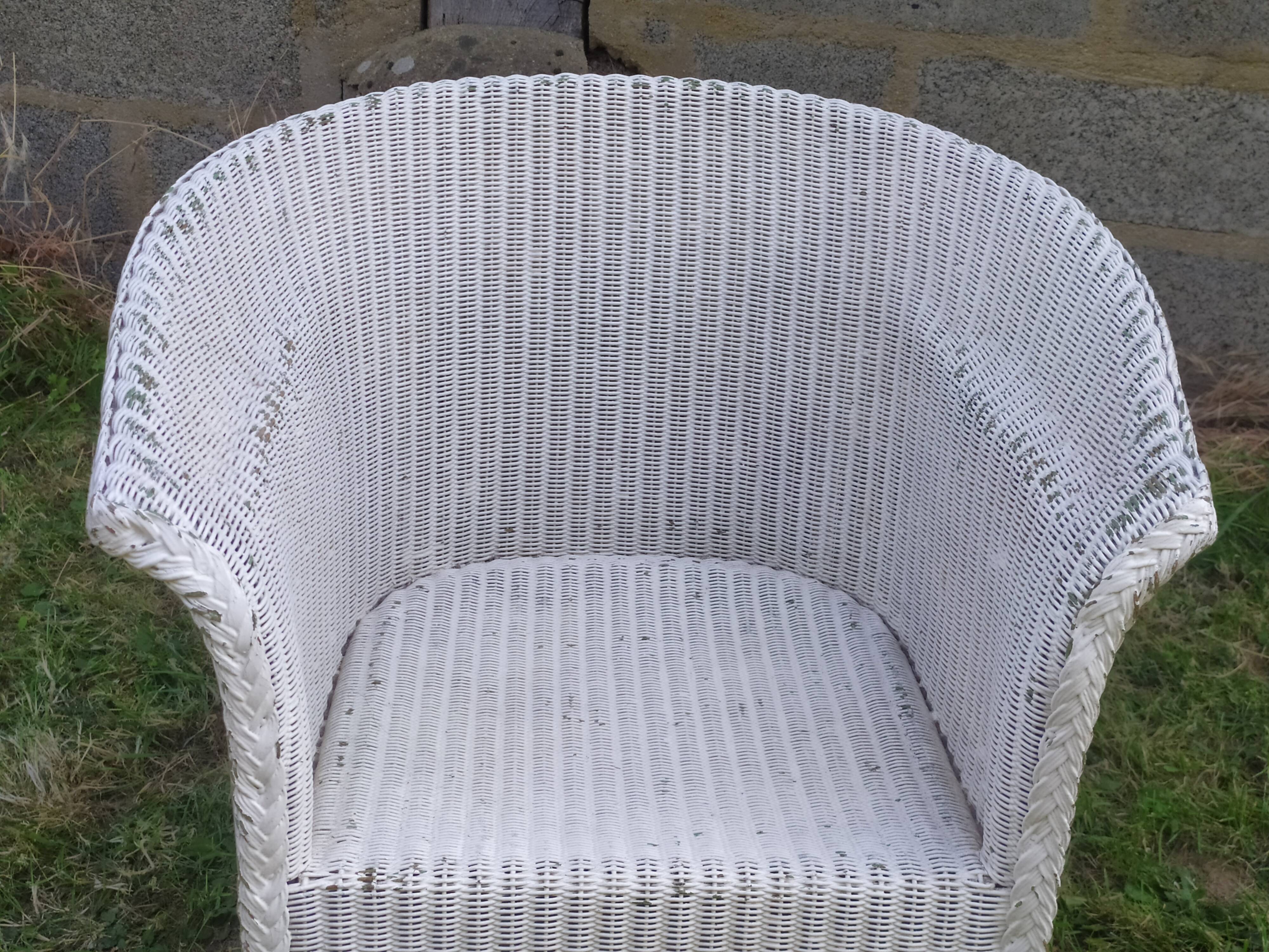 Lloyd Loom armchair