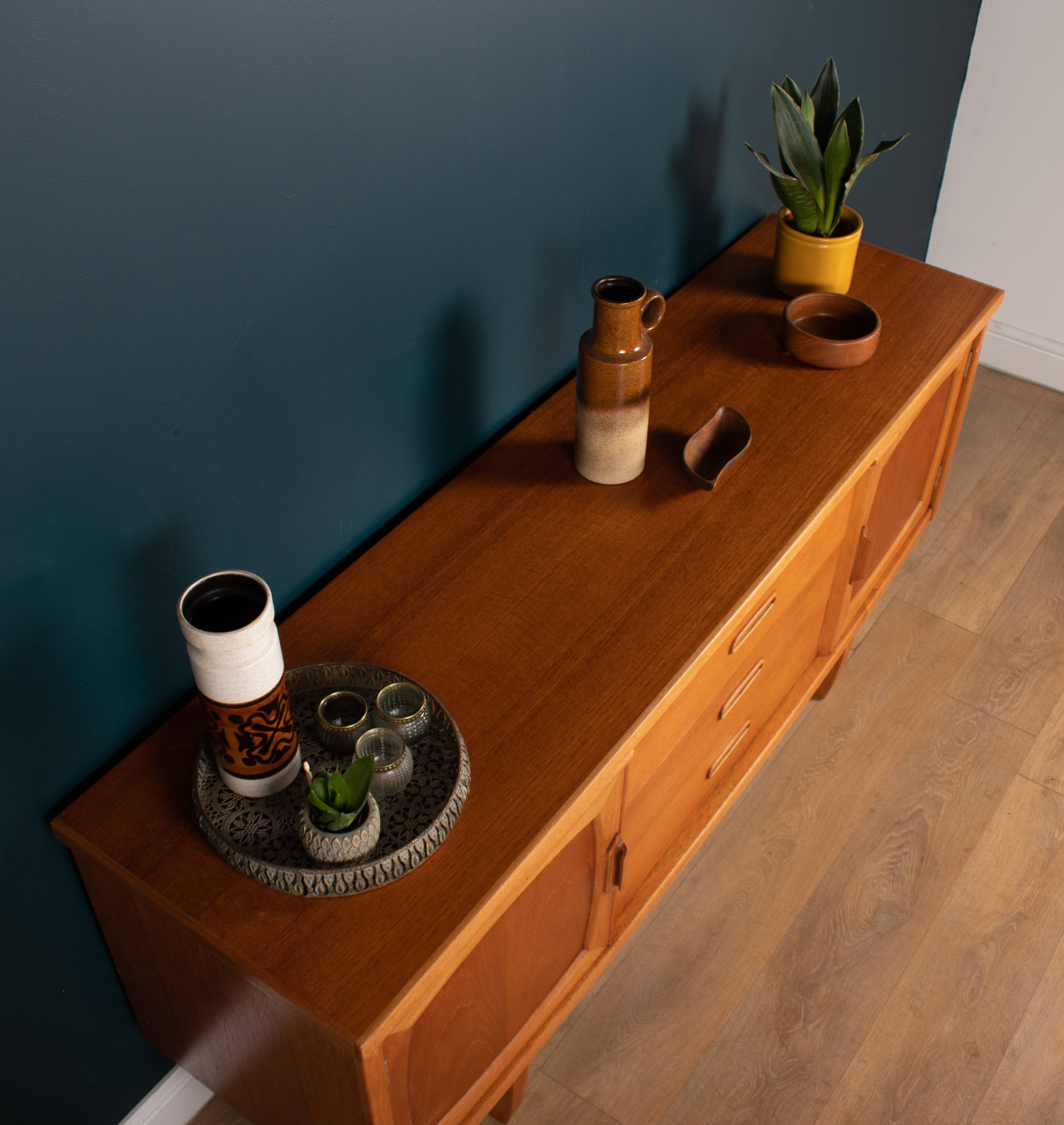 Retro Teak 1960s Jentique Sideboard On Sledge Legs