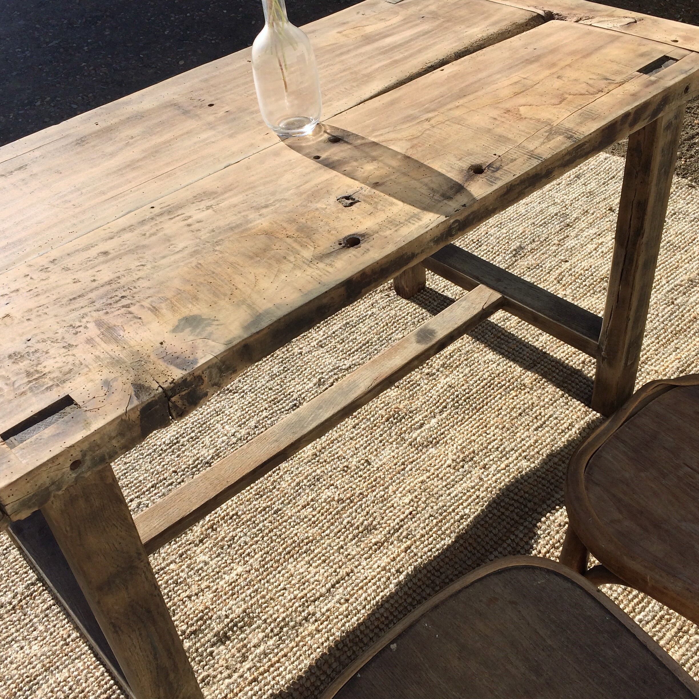 Table de ferme rustique