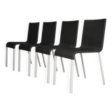 03 Chaises de salle à manger de Maarten van Severen pour Vitra. Lot de 4