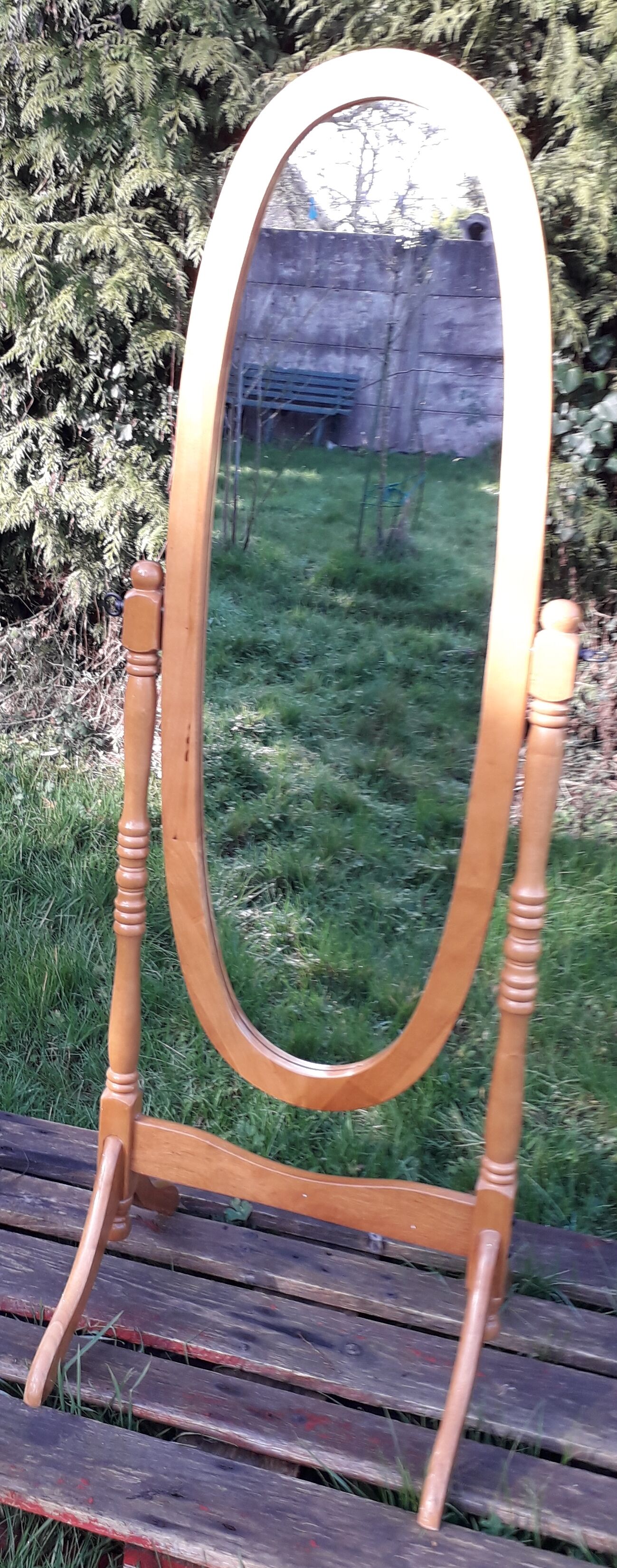 Standing psyche mirror