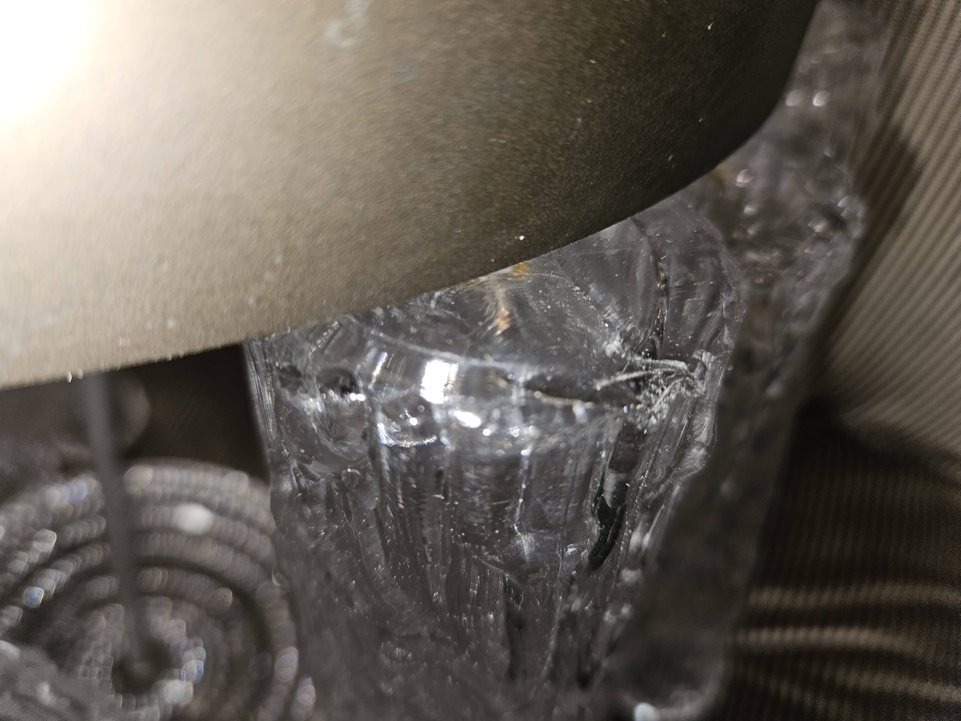 Murano glass chandelier with 14 tubular pendants