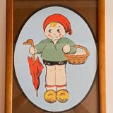 Screen printing on PAPER Medallion