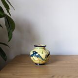 Multicolored glaze vase