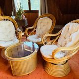 Rattan garden furniture
