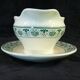 Sauciere en faience boch freres la louviere décor palmette