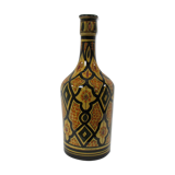 Moroccan enamelled terracotta bottle: Safi