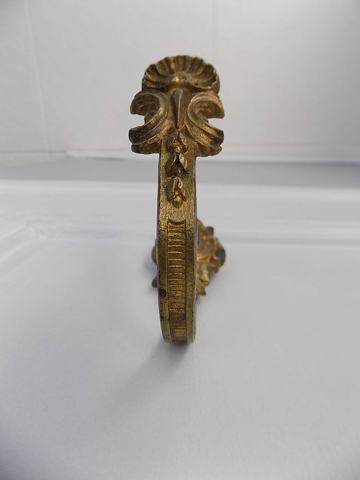 Golden brass wall hook