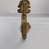 Golden brass wall hook