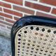 Set of 4 chairs model B64 Cesca with armrests in Black and Chrome