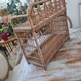 Rattan shelf