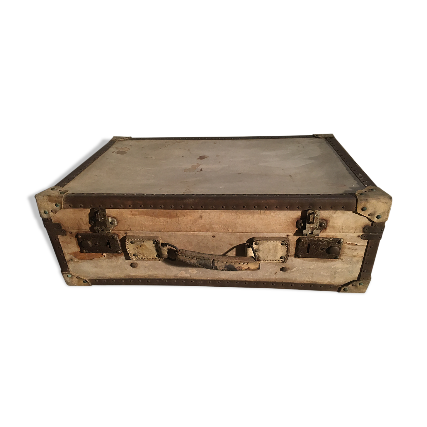 Vintage wood and cardboard case