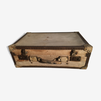 Vintage wood and cardboard case