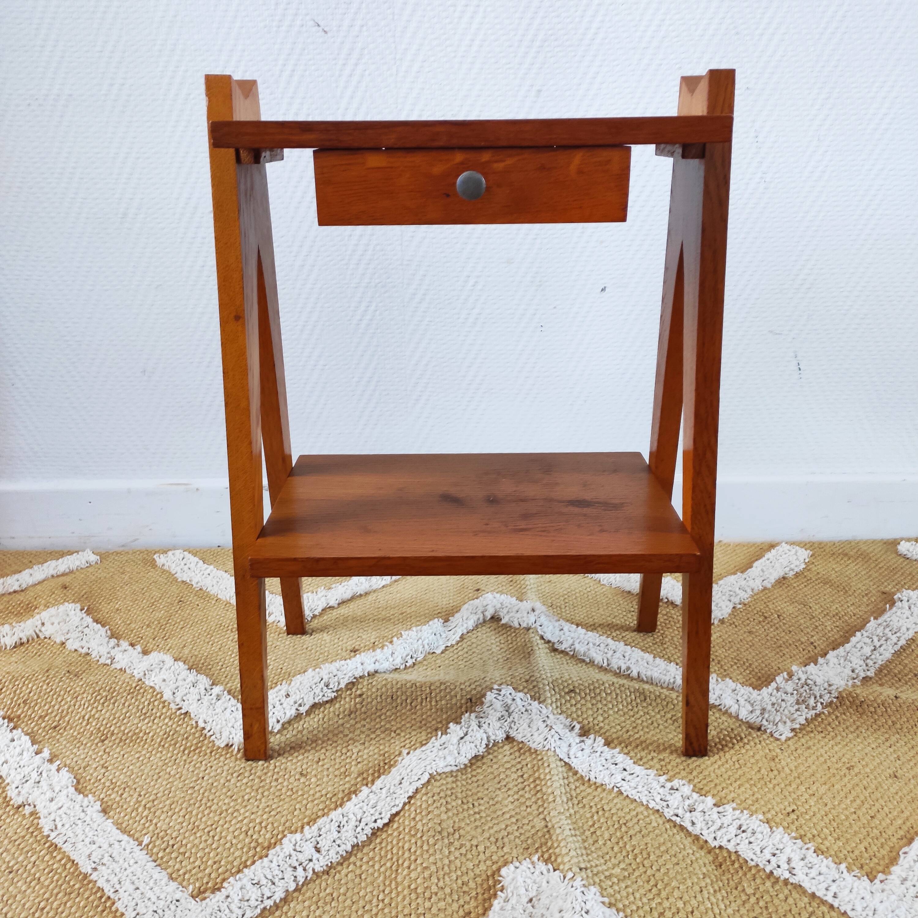 Vintage Scandinavian bedside table – 1960s
