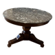 Antique gueridon table with marble top