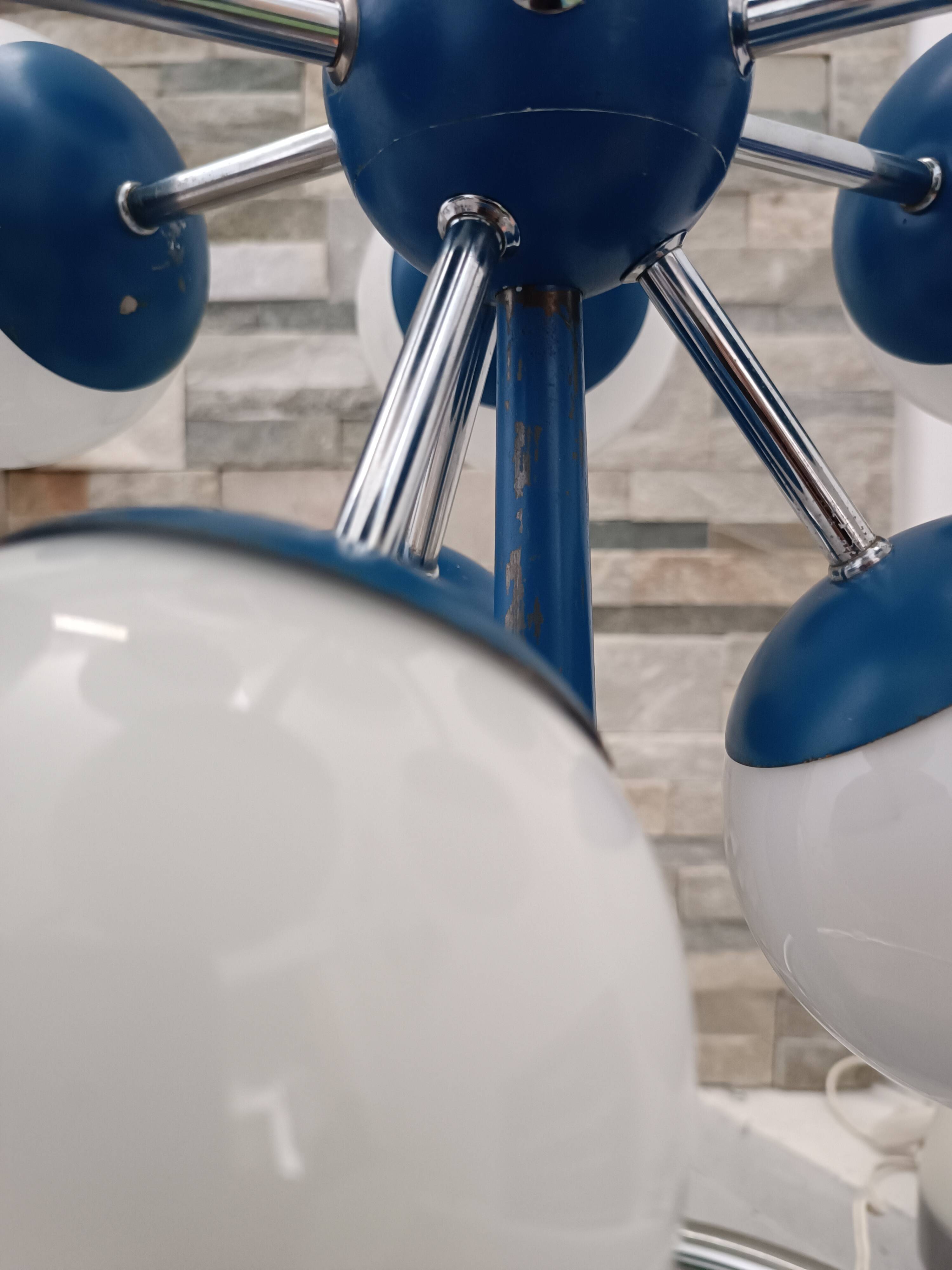 Sputnik Atomic Lamp 12 globes, 1970