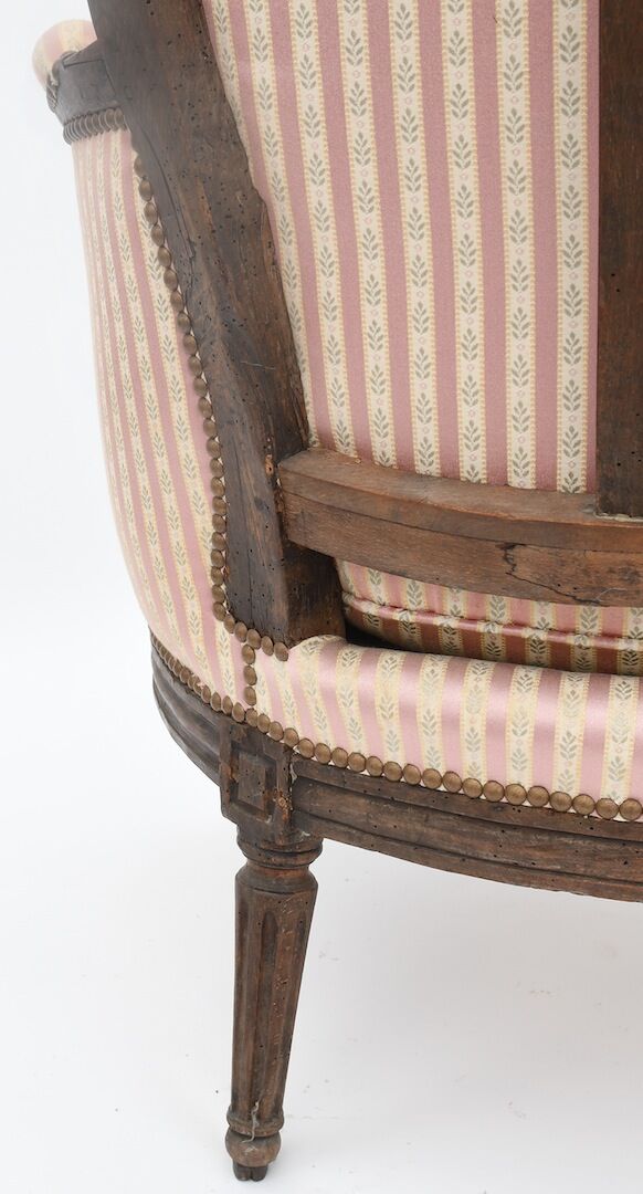 Fauteuil bergère d'époque Louis XVI
