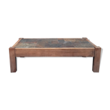 Slate coffee table