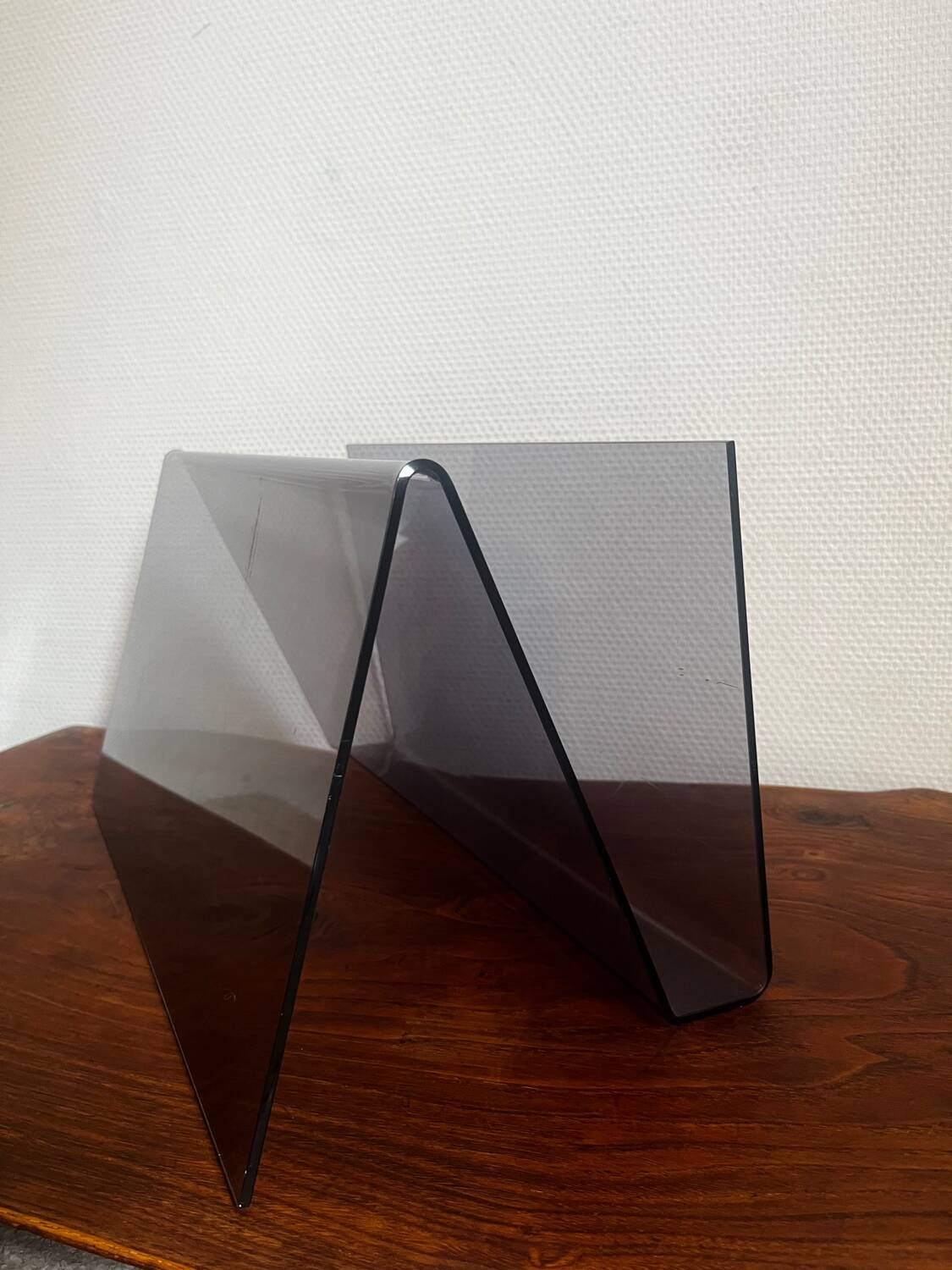 Plexiglas magazine holder Roche Bobois 70 GLG Dumas