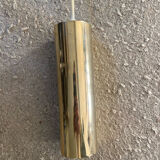 Vintage brass tube pendant light