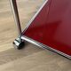 USM Haller Serving Trolley in Ruby Red
