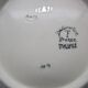 Antique salad bowl in Badonviller earthenware, tulip model.