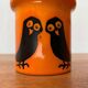 Mid-century German ceramic vases with owl and horse patterns from Wächtersbach, 1960s, set of 2.