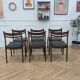 6 chaises scandinave vintage