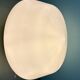 Vintage Mazda XXL globe wall or ceiling light in white opaline