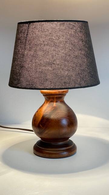 Solid Wood Lamp in a Country Style