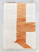 Kilim Moroccan Berber ecru mottled orange pattern 350x236cm