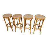 Set de 4 tabourets bistrot