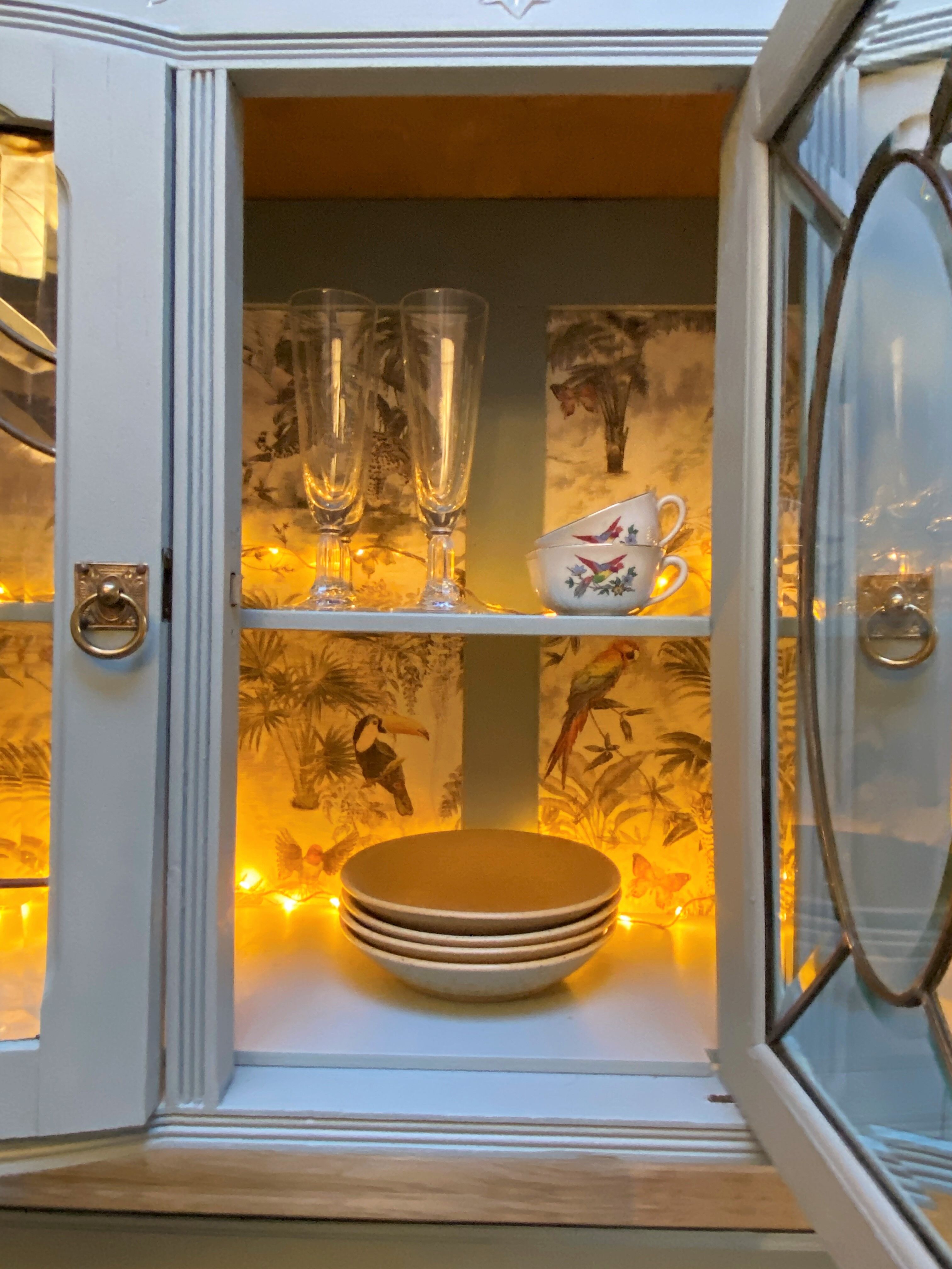 Two-body buffet cupboard