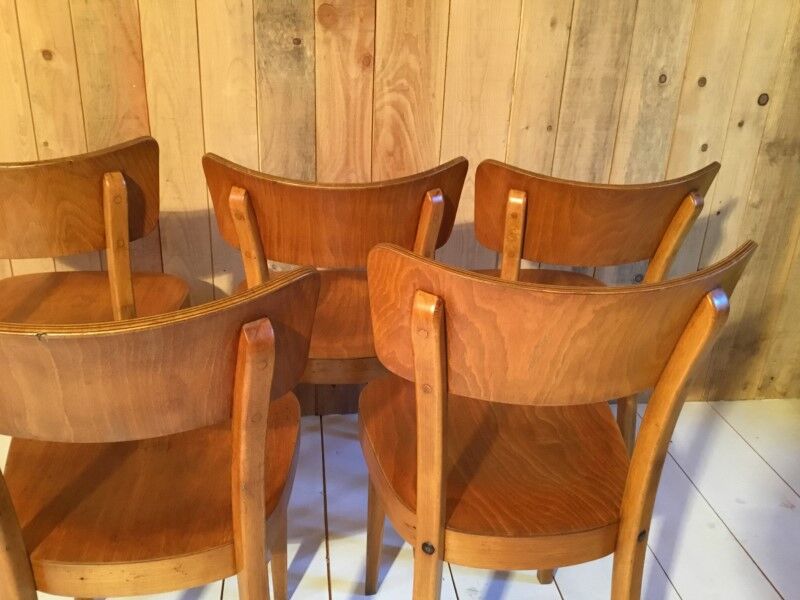 Lot 6 bistro chairs