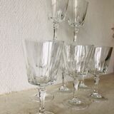 Crystal wine glasses