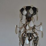 pendants chandelier style Louis XV period early nineteenth