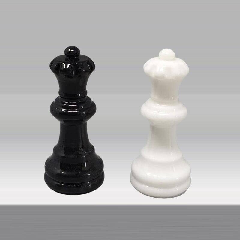 Vintage 1970s Italian Volterra Alabaster Chess Set – Handmade, Excellent Co